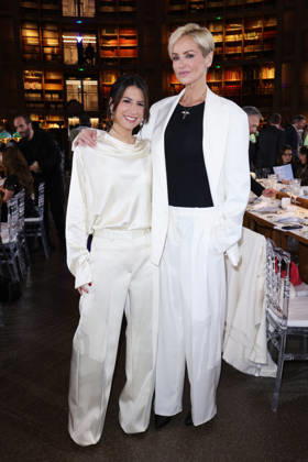 Exclusive - Make a Wish Gala - Paris Exclusive - Helene Mannarino and Adriana Karembeu attends Make a Wish Gala in Paris, France on December 08, 2025. Photo by Jerome Domine ABACAPRESS.COM France  Copyright: xDominexJerome ABACAx