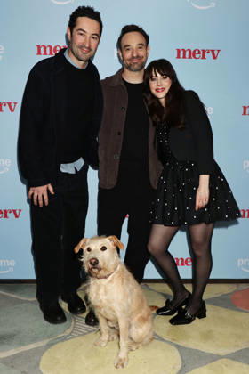 Screening of Merv at the Crosby St Hotel Featuring: Elias Weiss Friedman The Dogist , Charlie Cox, Gus, Zooey Deschanel Where: New York, New York, United States When: 08 Dec 2025 Credit: Dave Allocca Starpix INSTARimages EDITORIAL USE ONLY. NOT FOR USE BY NEWSPAPERS BASED IN THE UK. Copyright: xx instar55325593
