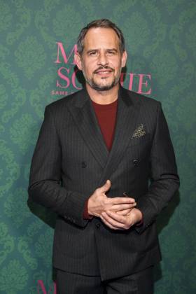 ABBberlin Moritz Bleibtreu actor on the blue carpet at the cinema premiere of the Amazon prime series of MISS SOPHIE SAME PROCEDURE AS EVERY YEAR at Claerchens Ballhaus on 08 12 2025 Berlin Berlin Germany