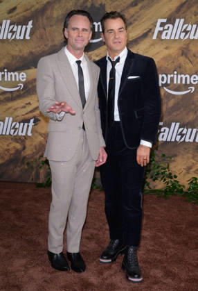 Fallout Premiere - Los Angeles, USA LOS ANGELES, USA. December 08, 2025: Walton Goggins & Justin Theroux at the season 2 premiere of Fallout at the Academy Museum. Los Angeles CA USA  Copyright: xPaulxSmith Featureflashx