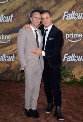 Fallout Premiere - Los Angeles, USA LOS ANGELES, USA. December 08, 2025: Walton Goggins & Justin Theroux at the season 2 premiere of Fallout at the Academy Museum. Los Angeles CA USA  Copyright: xPaulxSmith Featureflashx
