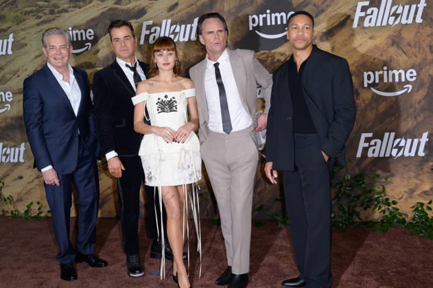 Fallout Premiere - Los Angeles, USA LOS ANGELES, USA. December 08, 2025: Kyle MacLachlan, Justin Theroux, Ella Purnell, Walton Goggins & Aaron Moten at the season 2 premiere of Fallout at the Academy Museum. Los Angeles CA USA  Copyright: xPaulxSmith Featureflashx