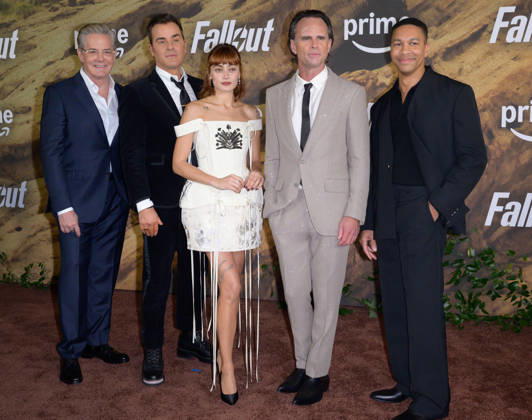 Fallout Premiere - Los Angeles, USA LOS ANGELES, USA. December 08, 2025: Kyle MacLachlan, Justin Theroux, Ella Purnell, Walton Goggins & Aaron Moten at the season 2 premiere of Fallout at the Academy Museum. Los Angeles CA USA  Copyright: xPaulxSmith Featureflashx