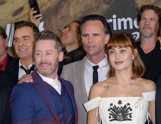 Fallout Premiere - Los Angeles, USA LOS ANGELES, USA. December 08, 2025: Justin Theroux, Macaulay Culkin, Walton Goggins and Ella Purnell at the season 2 premiere of Fallout at the Academy Museum. Los Angeles CA USA  Copyright: xPaulxSmith Featureflashx