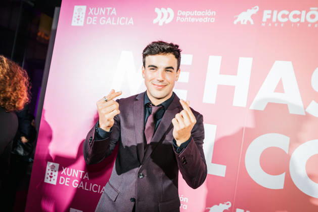 Premiere of the film Me has robbed my heart in Pontevedra Actor Óscar Casas poses at the photocall for the premiere of the film Me has robbed my heart, at the Provincial Museum, on December 9, 2025, in Pontevedra, Galicia Spain The film, written and directed by Chus Gutiérrez, focuses on the contradictions of the system and the vital frustration of young people in todays Spain, written and directed by Chus Gutiérrez, focuses on the contradictions of the system and the vital frustration of young people in todays Spain 09 DECEMBER 2025 PHOTOCALL PREMIERE MOVIE CINEMA ACTORS Pontevedra Galicia Pontevedra Galicia Galicia Spain  Copyright: xBeatrizxCiscarx 7159455