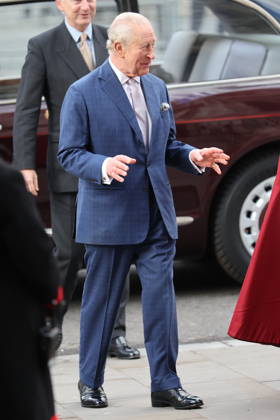 . 10 12 2025. London, United Kingdom. King Charles III arriving at an Advent Service at Westminster Abbey in London. xStephenxLockx xi-Imagesx IIM-26447-0003