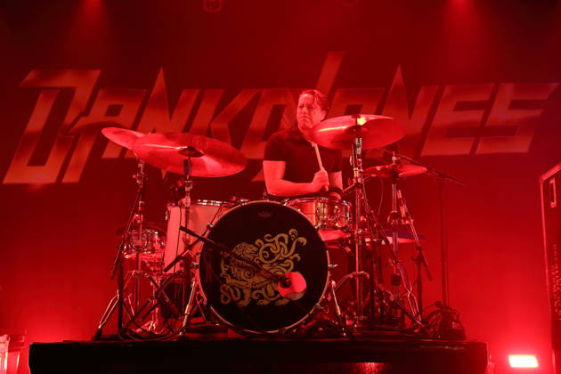 Rich Knox from the band Danko Jones at a concert at the Astra Kulturhaus in Berlin, December 12, 2025 Danko Jones concert Berlin