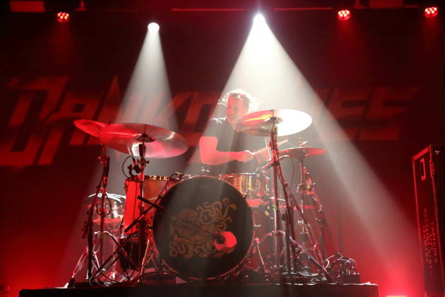 Rich Knox from the band Danko Jones at a concert at the Astra Kulturhaus in Berlin, December 12, 2025 Danko Jones concert Berlin