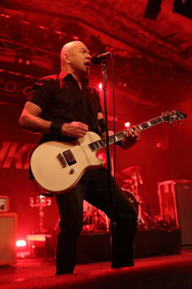 Danko Jones from the band Danko Jones at a concert at Astra Kulturhaus in Berlin, December 12, 2025 Danko Jones concert Berlin