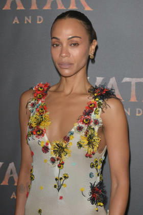 MIAMI, FLORIDA - DECEMBER 12: Zoe Saldana attends the Miami Special Screening of Avatar: Fire and Ash at AMC Sunset Place 24 in Miami, Florida on December 12, 2025. Copyright: xmpi10 MediaPunchx