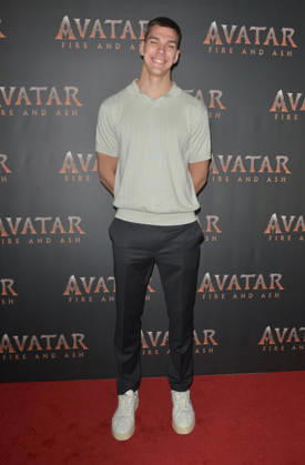 MIAMI, FLORIDA - DECEMBER 12: Vladislav Goldin, NBA Miami Heat Player attends the Miami Special Screening of Avatar: Fire and Ash at AMC Sunset Place 24 in Miami, Florida on December 12, 2025. Copyright: xmpi10 MediaPunchx