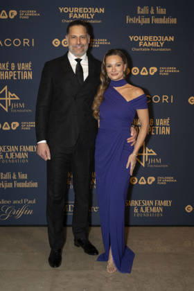 December 13, 2025, New York, New York, USA: JOE MANGANIELLOÃ¢â‚¬renowned actor, producer, and Board Member of the Children of Armenia FundÃ¢â‚¬and CAITLIN O CONNOR attend COAFÃ¢â‚¬â ¢s 22nd Annual Holiday Gala in celebration of impact and opportunity. 13 December 2025 New York USA - ZUMAa265 20251213_zep_a265_001 Copyright: xEricxAcquayex
