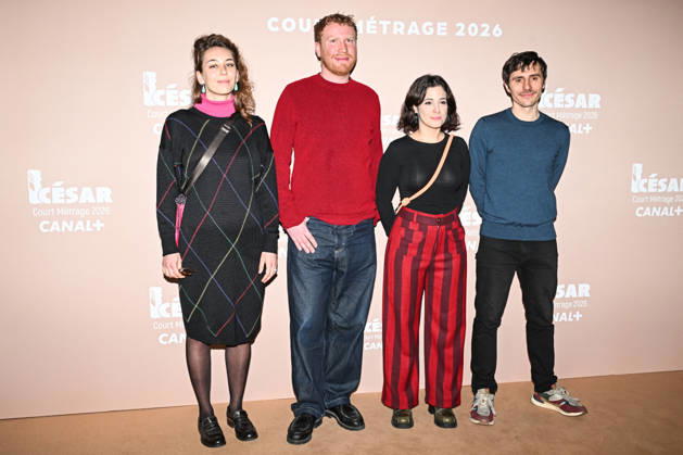 Photocall Courts Metrages Cesar 2026 in Paris FA (L-R) Guests and Yannick Beauquis pose for a photocall during the Brunch of Courts Metrages Cesar 2026 in Paris on December 14, 2025. Photo by Firas Abdullah ABACAPRESS.COM Paris Ile-de-France France  Copyright: xAbdullahxFiras ABACAx