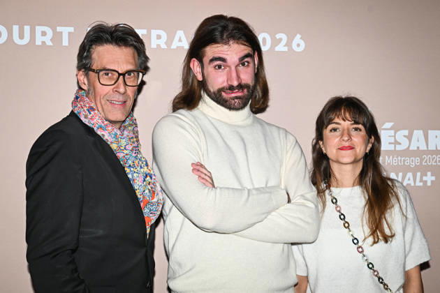 Photocall Courts Metrages Cesar 2026 in Paris FA Emmanuel Georges (L) and guests pose for a photocall during the Brunch of Courts Metrages Cesar 2026 in Paris on December 14, 2025. Photo by Firas Abdullah ABACAPRESS.COM Paris Ile-de-France France  Copyright: xAbdullahxFiras ABACAx
