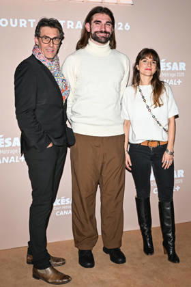 Photocall Courts Metrages Cesar 2026 in Paris FA Emmanuel Georges (L) and guests pose for a photocall during the Brunch of Courts Metrages Cesar 2026 in Paris on December 14, 2025. Photo by Firas Abdullah ABACAPRESS.COM Paris Ile-de-France France  Copyright: xAbdullahxFiras ABACAx