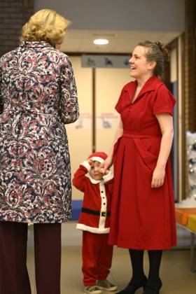 King Philippe And Queen Mathilde Visit Convalescent Home NIEUWPOORT, BELGIUM - DECEMBER 16: King Philippe and Queen Mathilde pictured paying a Christmas visit to the non-profit organisation Samana at the Ter Duinen holiday and convalescent home in Nieuwpoort on December 16, 2025 in NIeuwpoort, Belgium, 16 12 2025 NIeuwpoort Belgium  Copyright: xPhilipxReynaersx