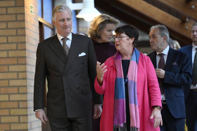 King Philippe And Queen Mathilde Visit Convalescent Home NIEUWPOORT, BELGIUM - DECEMBER 16: King Philippe and Queen Mathilde pictured paying a Christmas visit to the non-profit organisation Samana at the Ter Duinen holiday and convalescent home in Nieuwpoort on December 16, 2025 in NIeuwpoort, Belgium, 16 12 2025 NIeuwpoort Belgium  Copyright: xPhilipxReynaersx