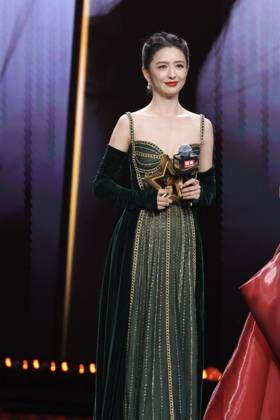 LANGFANG, CHINA - DECEMBER 16: Actress Tong Liya arrives at the red carpet of the Domestic TV Series Ceremony (China TV Drama Awards) on December 16, 2025 in Langfang, Hebei Province of China.  Copyright: xVCGx 111610223249