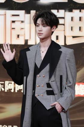 LANGFANG, CHINA - DECEMBER 16: Actor singer Justin Huang Minghao arrives at the red carpet of the Domestic TV Series Ceremony (China TV Drama Awards) on December 16, 2025 in Langfang, Hebei Province of China.  Copyright: xVCGx 111610177215