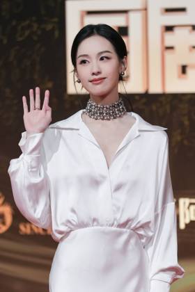 LANGFANG, CHINA - DECEMBER 16: Actress Chen Duling arrives at the red carpet of the Domestic TV Series Ceremony (China TV Drama Awards) on December 16, 2025 in Langfang, Hebei Province of China.  Copyright: xVCGx 111610177112