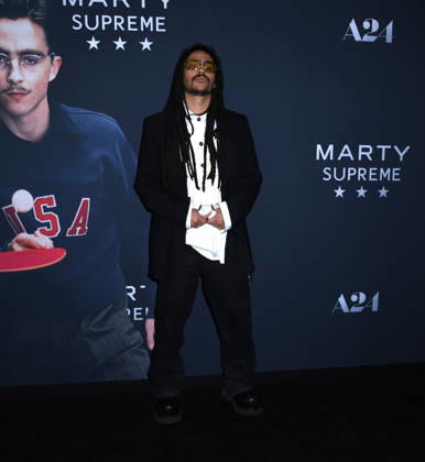 December 16, 2025, New York, Ny, United States: Luka Sabbat attends A24 s Marty Supreme New York Premiere. Held at Regal Times Square in New York. Zuma Press December 16, 2025. New York United States - ZUMAp281 20251216_zea_p281_283 Copyright: xPhotoxImagexPressx