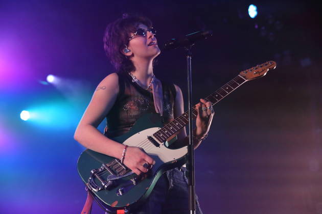 Mikaela Mullaney Straus aka King Princess at a concert at Astra Kulturhaus in Berlin, December 17, 2025 King Princess concert Berlin