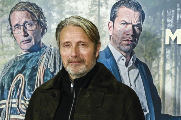 abb Mads Dittmann Mikkelsen Danish actor on the red carpet at the Berlin movie premiere of Therapie fuer Wikinger at the cinema Delphi Filmpalast Berlin on 17 12 2025 Berlin Germany