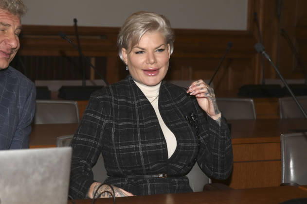 Melanie Müller at the appeal trial for using signs of unconstitutional and terrorist organizations at Leipzig District Court Leipzig, 18 12 2025 Foto:xAgenturxWehnertx xGränzdörferx xFuturexImagex mueller_5212