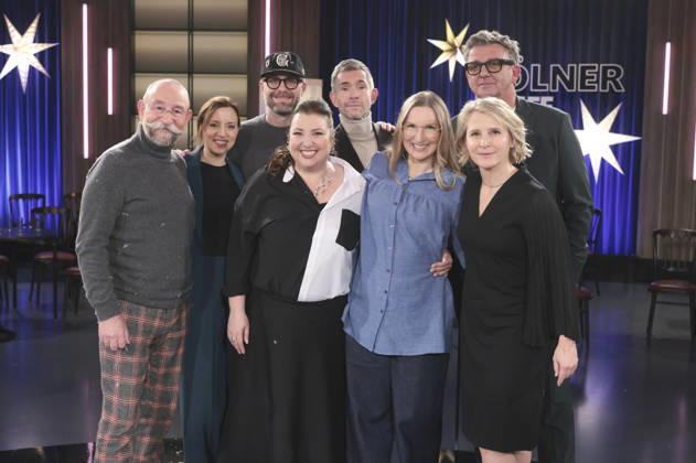 Horst Lichter, Carina Raddatz, Mark Forster, Meltem Kaptan, Micky Beisenherz, Franca Cerutti, Hans Sigl and Susan Link at the recording of the WDR talk show Kölner Treff at WDR Studio BS 3 Cologne, 18 12 2025 Foto:xR.xSchmiegeltx xFuturexImagex koelner_treff1812_5204