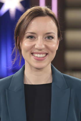 Carina Raddatz at the recording of the WDR talk show Kölner Treff in WDR Studio BS 3 Cologne, 18 12 2025 Foto:xR.xSchmiegeltx xFuturexImagex koelner_treff1812_5238