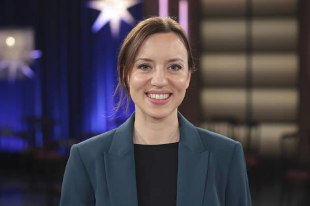 Carina Raddatz at the recording of the WDR talk show Kölner Treff in WDR Studio BS 3 Cologne, 18 12 2025 Foto:xR.xSchmiegeltx xFuturexImagex koelner_treff1812_5239