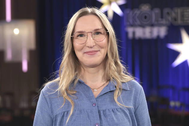 Franca Cerutti at the recording of the WDR talk show Kölner Treff at WDR Studio BS 3 Cologne, 18 12 2025 Foto:xR.xSchmiegeltx xFuturexImagex koelner_treff1812_5245