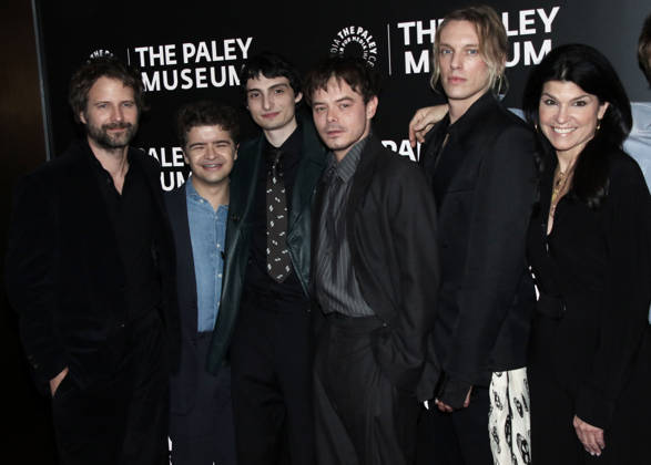 New York Season 5 final celebration of Stranger Things at PaleyLive Featuring: Ross Duffer, Gaten Matarazzo, Finn Wolfhard, Charlie Heaton, Jam Where: New York City, New York, United States When: 18 Dec 2025 Credit: Roger Wong INSTARimages EDITORIAL USE ONLY. NOT FOR USE BY NEWSPAPERS BASED IN THE UK. Copyright: xx instar55347724