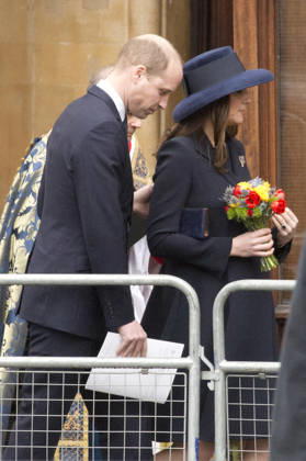 Commonwealth Day in London LONDON, UNITED KINGDOM - MARCH 12: The Duke and Duchess of Cambridge Catherine walks into the Dean s Yard in Westminster Abbey to attend a reception after celebrating Commonwealth Day in London on Monday March 12, 2018. London, City of Ingiltere. Editorial use only. Please get in touch for any other usage.  Copyright: x2025xAnadoluxIsabelxInfantesx