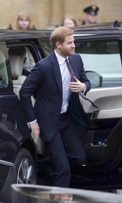 Commonwealth Day in London LONDON, UNITED KINGDOM - MARCH 12: Prince Harry arrives to Westminster Abbey to attend a service accompanied by The Queen and members of the Royal Family to celebrate Commonwealth Day in London on Monday March 12, 2018. London, City of Ingiltere. Editorial use only. Please get in touch for any other usage.  Copyright: x2025xAnadoluxIsabelxInfantesx
