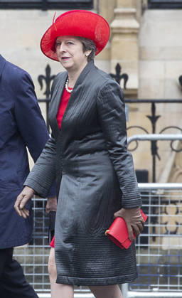 Commonwealth Day in London LONDON, UNITED KINGDOM - MARCH 12: British PM Theresa May arrives to Westminster Abbey to attend a service accompanied by The Queen and members of the Royal Family to celebrate Commonwealth Day in London, United Kingdom on Monday March 12, 2018. London, City of Ingiltere. Editorial use only. Please get in touch for any other usage.  Copyright: x2025xAnadoluxIsabelxInfantesx