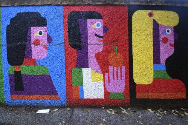 December 21, 2025, Rome, Rome, Italy: The new mural by Geometric Bang (Mattia Botta) on Via del Porto Fluviale in Ostiense. Rome, Italy 22 December 2025 Rome Italy  - ZUMAa289 20251221_zia_a289_075 Copyright: xMimmoxFrassinetix