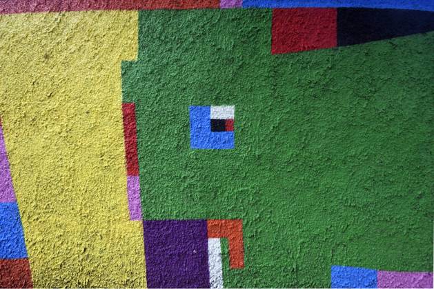 December 21, 2025, Rome, Rome, Italy: The new mural by Geometric Bang (Mattia Botta) on Via del Porto Fluviale in Ostiense. Rome, Italy 22 December 2025 Rome Italy  - ZUMAa289 20251221_zia_a289_078 Copyright: xMimmoxFrassinetix