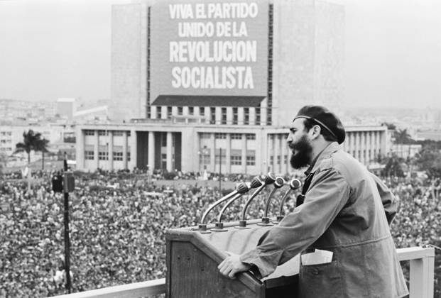 HAVANA, CUBA. January 1, 1964. Speech of Fidel Castro at the ceremonial meeting in Havana. TASS  31942230