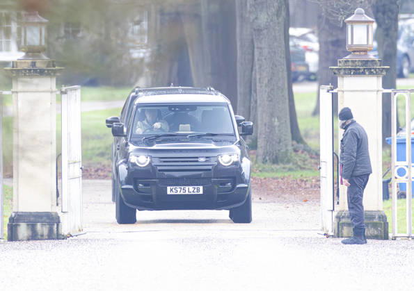 Andrew Mountbatten Windsor 21 12 2025 Andrew Mountbatten Windsor drives from Royal Lodge to Windsor Castle  Copyright: xDougxSeeburgx NINTCHDBPICT001047219241