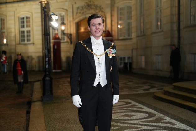 DENMARK New Year s Reception and Banquet in Christian VII s Palace Crown Prince Christian New Year s Reception and Banquet in Christian VII s Palace, Amalienborg Palace in Copenhagen, Thursday, January 1, 2026 Photo Keld Navntoft Scanpix 2026 , Copenhagen Denmark  Copyright: KeldxNavntoftx spdk20260101-194323-L