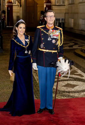 01-01-2026 Amalienborg Princess Marie and Prince Joachim arrive for the New Years reception at Christian palace in Copenhagen, Denmark. Â  Copyright: xPPEx