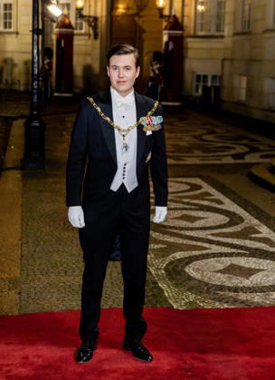 01-01-2026 Amalienborg Prince Christian arrive for the New Years reception at Christian palace in Copenhagen, Denmark. Â  Copyright: xPPEx