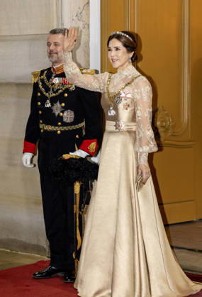 01-01-2026 Amalienborg Queen Mary and King Frederik arrive for the New Years reception at Christian palace in Copenhagen, Denmark. Â  Copyright: xPPEx