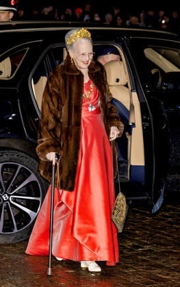 01-01-2026 Amalienborg Queen Margrethe arrive for the New Years reception at Christian palace in Copenhagen, Denmark. Â  Copyright: xPPEx