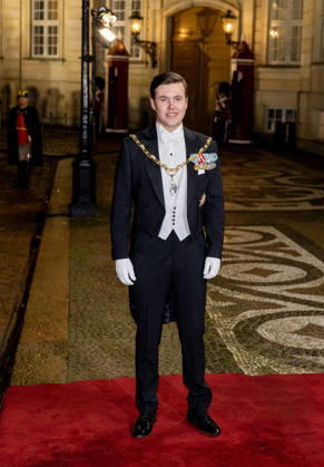 01-01-2026 Amalienborg Prince Christian arrive for the New Years reception at Christian palace in Copenhagen, Denmark. Â  Copyright: xPPEx