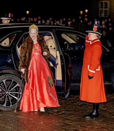 01-01-2026 Amalienborg Queen Margrethe arrive for the New Years reception at Christian palace in Copenhagen, Denmark. Â  Copyright: xPPEx