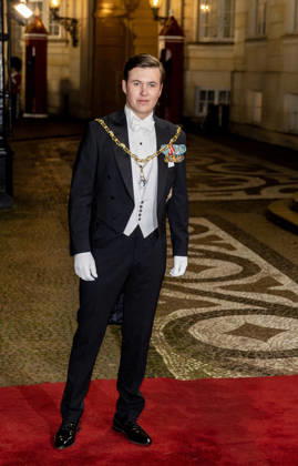 01-01-2026 Amalienborg Prince Christian arrive for the New Years reception at Christian palace in Copenhagen, Denmark. Â  Copyright: xPPEx