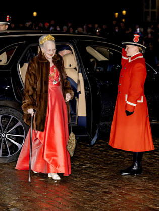 01-01-2026 Amalienborg Queen Margrethe arrive for the New Years reception at Christian palace in Copenhagen, Denmark. Â  Copyright: xPPEx