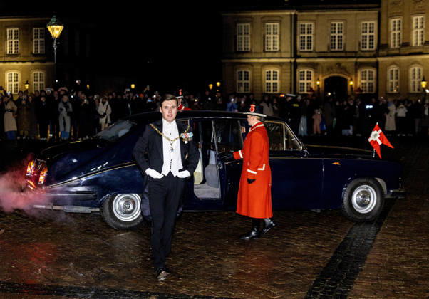 01-01-2026 Amalienborg Prince Christian arrive for the New Years reception at Christian palace in Copenhagen, Denmark. Â  Copyright: xPPEx